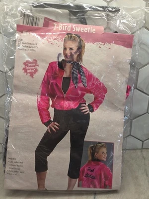 Woman’s Costume 50’s T-Bird Sweetie M/L RN # 88490 By Fun World EUC In Package - Image 1 of 4