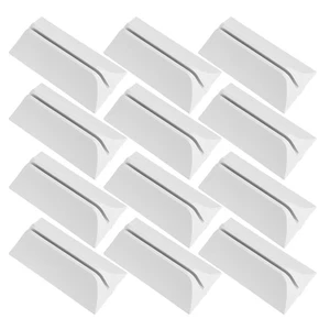 12 Stück Kunststoff Trennwand Halter Füße Sichtschutz Büro Trennwand - Bild 1 von 12