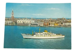 Postal vintage años 60 ~ barco de pasajeros Adriatica M/N Illiria - Imagen 1 de 2