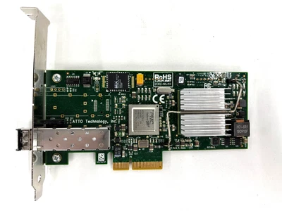 ATTO FC41ES Celerity Single port 4GB FC HBA Card P/N 0215-PCBX-000 - Image 1 of 4