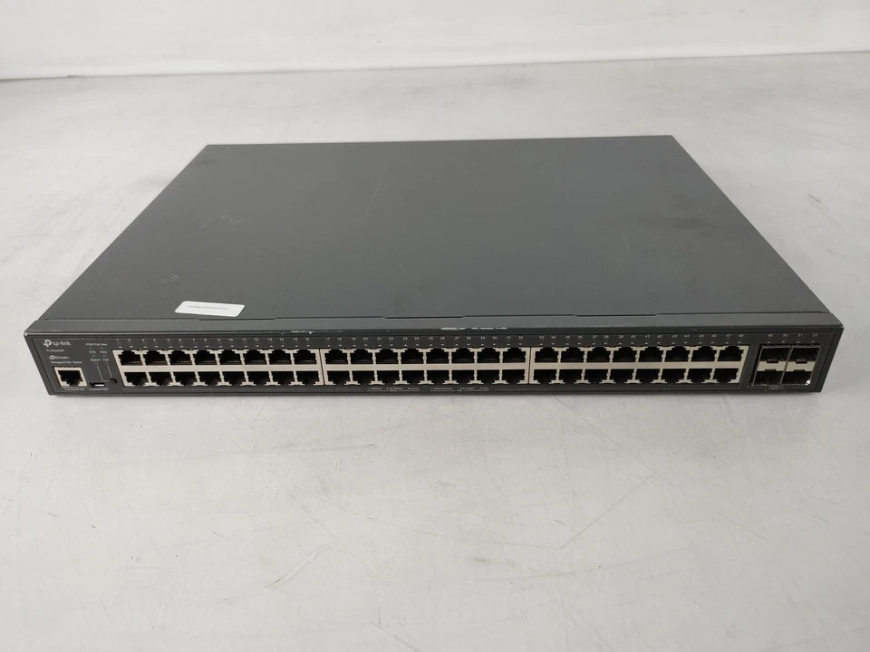 TP-Link JetStream TL-SG3452P 52-Port Gigabit Ethernet Managed PoE+ Switch - Image 1 of 4