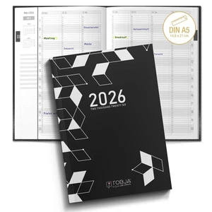 Praxisplaner Taschenkalender DIN A5 2026 Reservierungsbuch Kalender Terminplaner - Bild 1 von 8