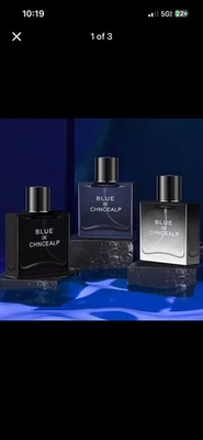 3 botellas medio llenas Blue de Channel Cologne 150 ml/5 oz Foto 1 de 3