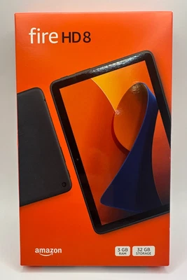 BRAND NEW SEALED Amazon Fire HD 8 12th Generation 32GB 8" Black Tablet - Image 1 of 4