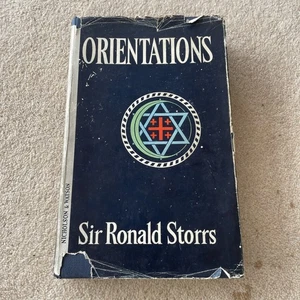 Ronald Storrs Orientations Signed Middle East Palestine Zionism 1943 HB Autobio - Picture 1 of 23