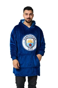 Offizieller Manchester City Erwachsene Oversized Hoodie - Bild 1 von 6