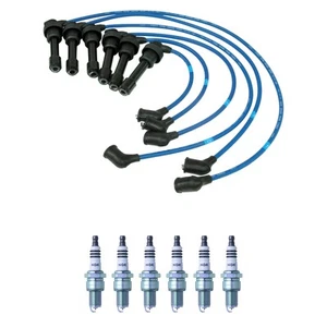 NGK 7mm Wire Set 6 Iridium Spark Plug Kit For Mitsubishi 3000GT SL 3.0L V6 6G72 - Picture 1 of 1