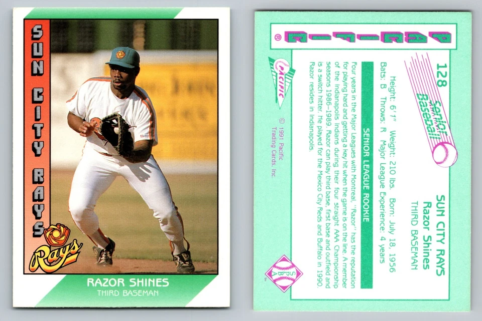Razor Shines 1991 Pacific Senior League #128 - Sun City Rays Montreal Expos - Image 1 of 1