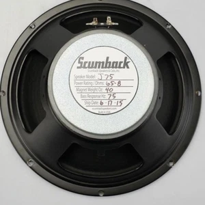 Altavoz de repuesto amplificador de guitarra Scumback J75 serie J 65W 8Ohm 12" #56631 - Imagen 1 de 10