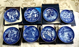 LOT of 8 BING GRONDAHL COPENHAGEN OR ROYAL COPENHAGEN CHILDREN PLATE 1990 - 2003 - Picture 1 of 14