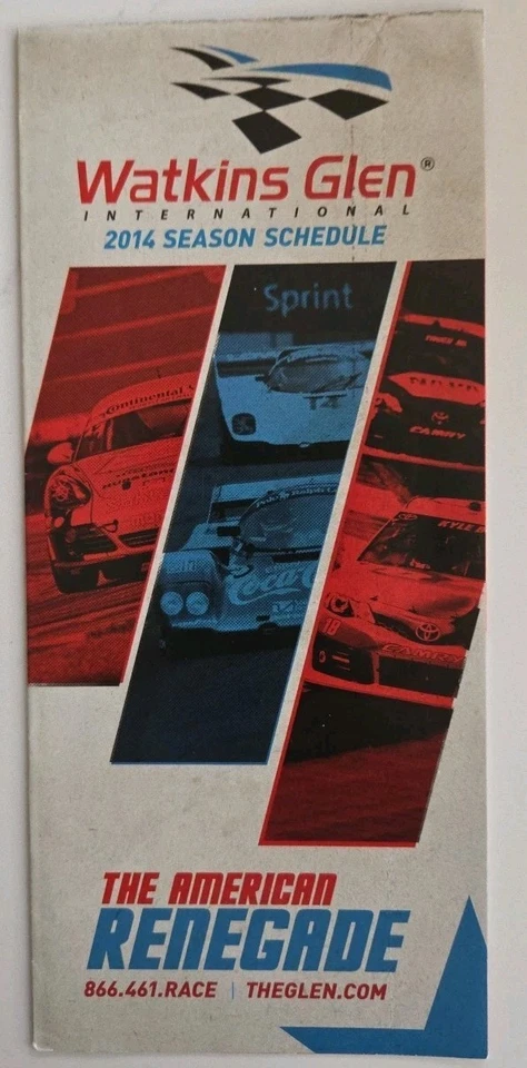 Carpeta de calendario de temporada 2014 Watkins Glen International Foto 1 de 1