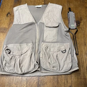 Redhead Canvas Mesh Hunting Vest Large Game Pouch Padded Shoulder Pockets Holder - Picture 1 of 13