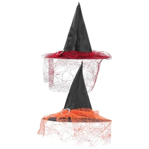2 Pcs Wizard Witch Hat Child Halloween Party Headdress Headwear Props - Foto 1 di 12