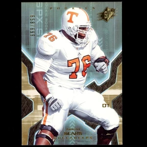 2007 Upper Deck SPx Football #117 Arron Sears Rookies RC Gold Parallel SP #/699 - Picture 1 of 2