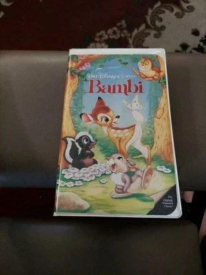 ORIGINAL VERSION 1942 BAMBI VHS Clamshell Walt Disney The Classics Black Diamond - Image 1 of 4