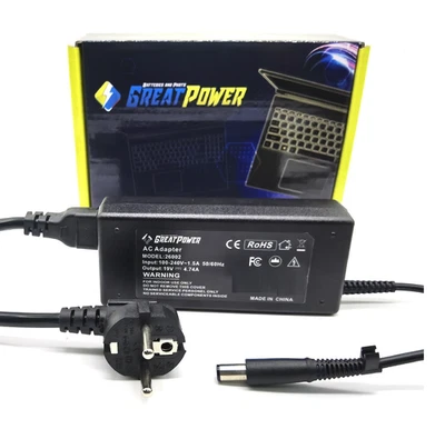 Alimentatore caricabatteria per HP EliteBook 2530p 2540p 2730p 2740p 6930p 8440