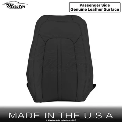 Cubierta de asiento superior de ébano para pasajero delantero de cuero para Lincoln MKZ 2017-2020 Foto 1 de 4