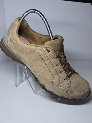 Zapatillas deportivas Skechers Bikers de gamuza acanalada de cuero espuma viscoelástica 49336 EE. UU. para mujer 10 Foto 1 de 4