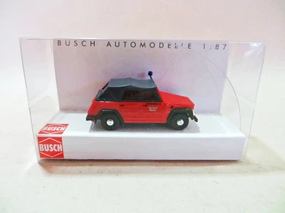 BUSCH BUSH08 'VW 181 KURIERWAGEN FEUERWEHR MUNSTER FIRE CAR' 1:87 MIB/BOXED - Image 1 of 4
