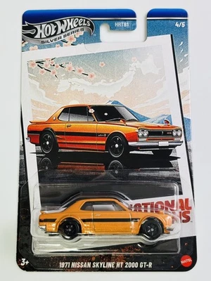 Nissan Skyline HT 2000 GT-R Silver Series National Icons 1971 Hot Wheels Foto 1 de 4