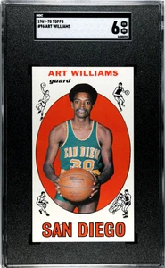 1969-70 Topps #96 Art Williams SGC 6 - Picture 1 of 2