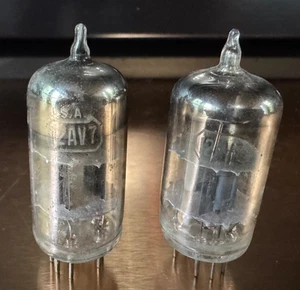 Paar 12AV7 Vakuumröhren GM 95%/106%; 83%/80% (getestet) - Bild 1 von 6