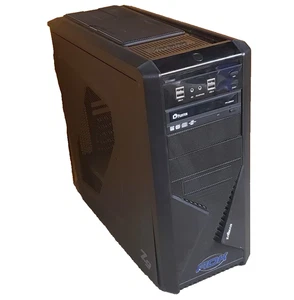Zalman Z9 ATX tower case, Antec 500W 80+ bronze power supply, 2 120mm fans, DVD - Picture 1 of 11
