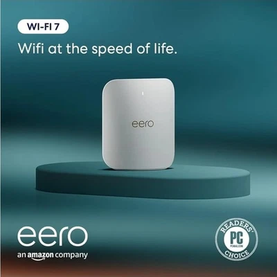 eero Pro 7 tri-band mesh Wi-Fi 7 router - Supports internet Up To 5 Gbps - Image 1 of 3