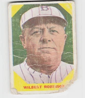 1960 Fleer Baseball Greats #33 Wilbert Robinson - Image 1 of 2