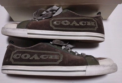 Zapatillas Coach Fabiana Gris Terciopelo A1673 TALLA 9 con Caja Foto 1 de 4