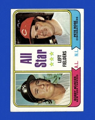 1974 Topps Set-Break #336 All-Star Left Fielders como nuevo *GMCARDS* Foto 1 de 2