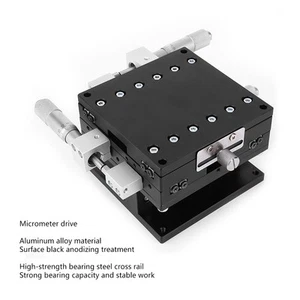 LD90-LM XYZ 3-Axes Trimming Platform Manual Linear Stage Tuning Sliding New - Picture 1 of 9