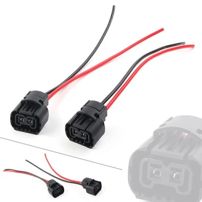 Wire Pigtail Female PSX24W 2504 Two Harness Fog Light Bulb Connector Plug Socket - Image 1 of 4