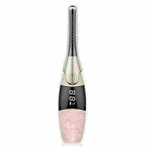 USB Electric Heated Eyelash Curler Long Lasting LCD 3D Lashes Perm Curling Tool - Picture 1 of 10