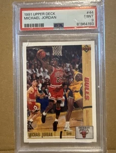 1991 Upper Deck Michael Jordan #44 PSA 9 Mint Chicago Bulls - Picture 1 of 2