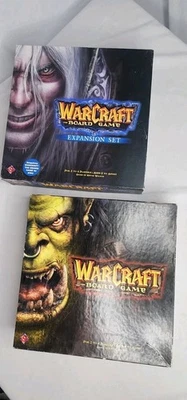 Warcraft Board Game + Frozen Throne Expansion VG Blizzard 2003 Complete Read - Image 1 of 4