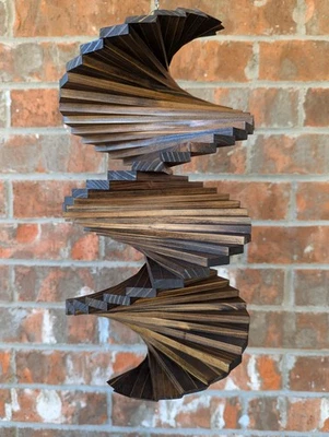 Wood Wind Spinner, 13" High - 7" Wide, Custom Design Handcrafted in our Shop - Image 1 of 4