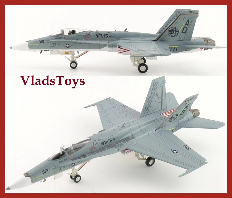 Hobby Master 1/72 F/A-18C VFA-15 Retro TAC Demo Jet VFA-106 Gladiators HA3590 - Image 1 of 4