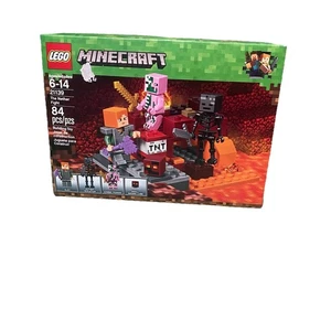 Lego Minecraft The Nether Fight 21139 Alex 84 pcs Retired New ⚠️Minor Flaw 2018 - Picture 1 of 12