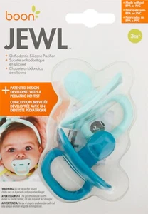 Boon Jewl Orthodontic Silicone Pacifier Dummy 3M+ Designed by Dentists - Stage 2 - Picture 1 of 4