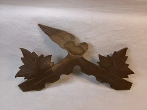 Antique Wooden Cuckoo Clock Finial Part - Picture 1 of 3