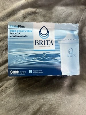 NEW Brita Water Filter Pitcher Advanced Replacement Filters 3 Count Pack - Image 1 of 4