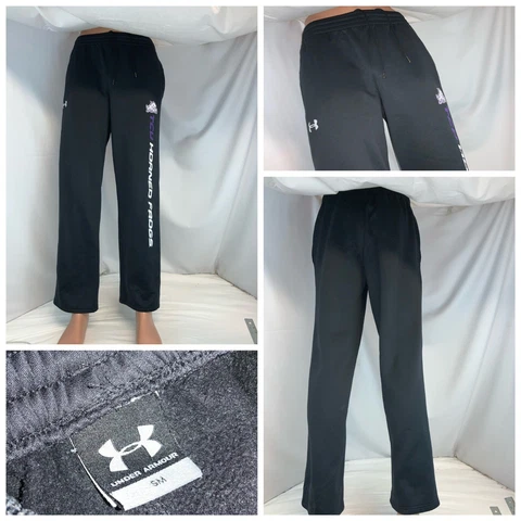 TCU Horned Frogs Under Armour Pants S Men Black Poly 34x30 Mint YGI K0-523 Cover