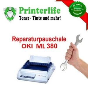 Servicepauschale Reparatur Nadeldrucker OKI Microline 380 mit Rechnung - Bild 1 von 1
