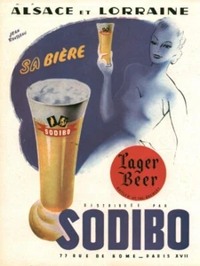 Publicité ancienne bière Sodibo 1949 issue de magazine Jean Rousseau - Picture 1 of 2