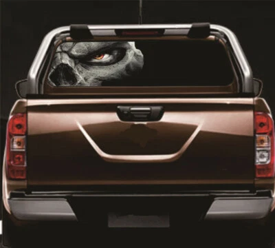 Calcomanía de vinilo con gráfico de tinte para coche 135x36 cm para camioneta decoración de ventana trasera Foto 1 de 4