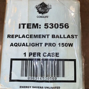 Coralife Aqualight 150 Watt HQI Metal Halide Ballast Only Item no. ES53056 NOS - Picture 1 of 5