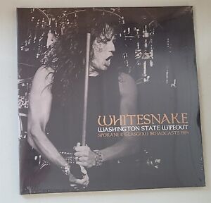 Whitesnake Washington State Wipeout Spokane & Glasgow 1984 LP Vinyl Record new