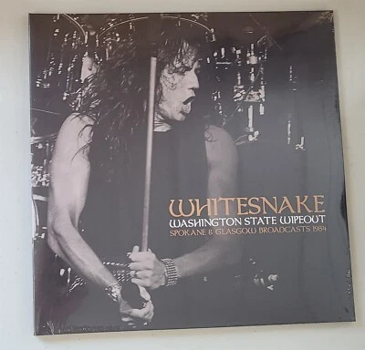 Whitesnake Washington State Wipeout Spokane & Glasgow 1984 LP Vinyl Record new - Image 1 of 2