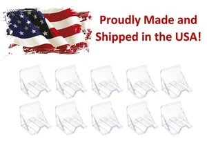 10Pack Clear Plastic Reversible Teton Snow & Ice Roof Guards with Rib Straddling - Picture 1 of 7